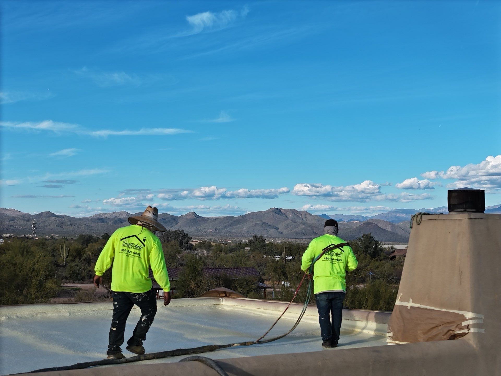 GAF shingle roofing installation